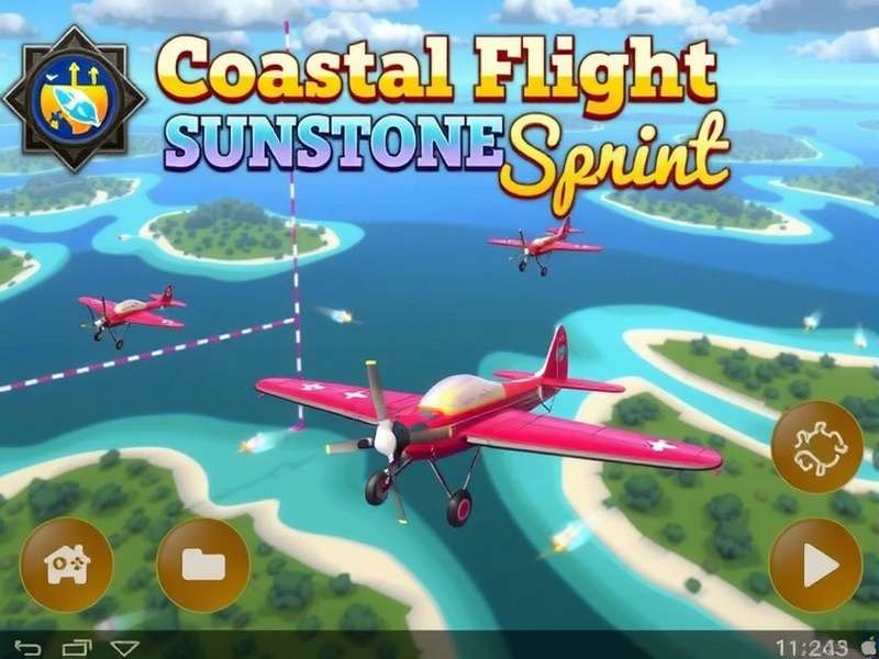 Coastal Flight Sunstone Sprint Gameplay