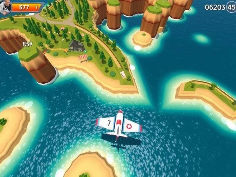 Coastal Flight Sunstone Sprint Game Screenshot